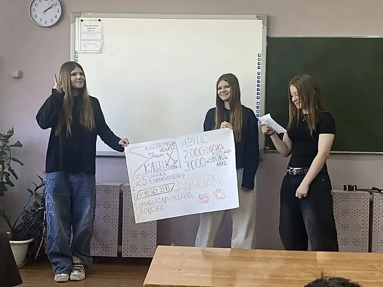 В завершающие дни учебного года в 6 классах Гимназии на уроках финансовой грамотности прошла защита 