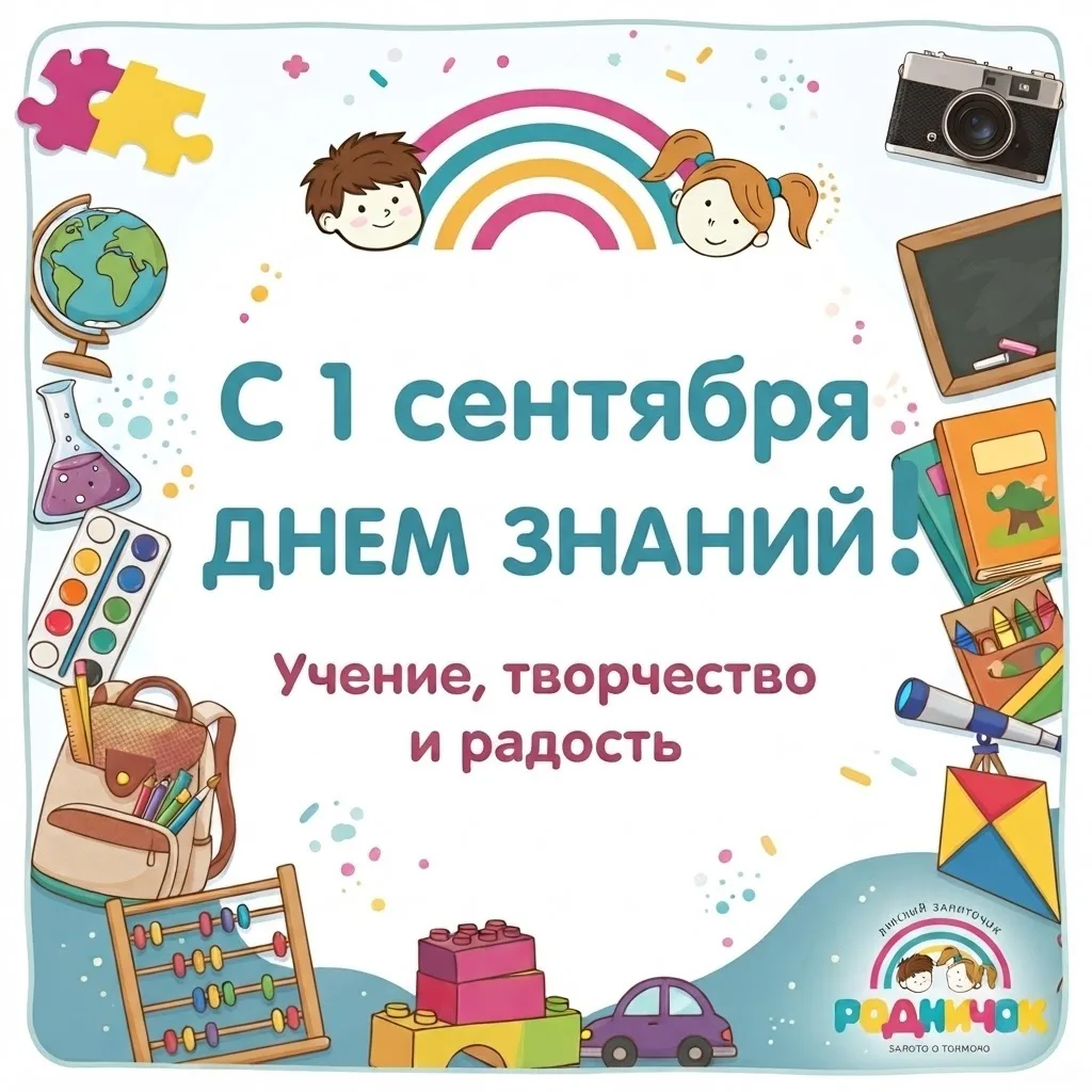 С 1 сентября, с Днем знаний! 📚✨