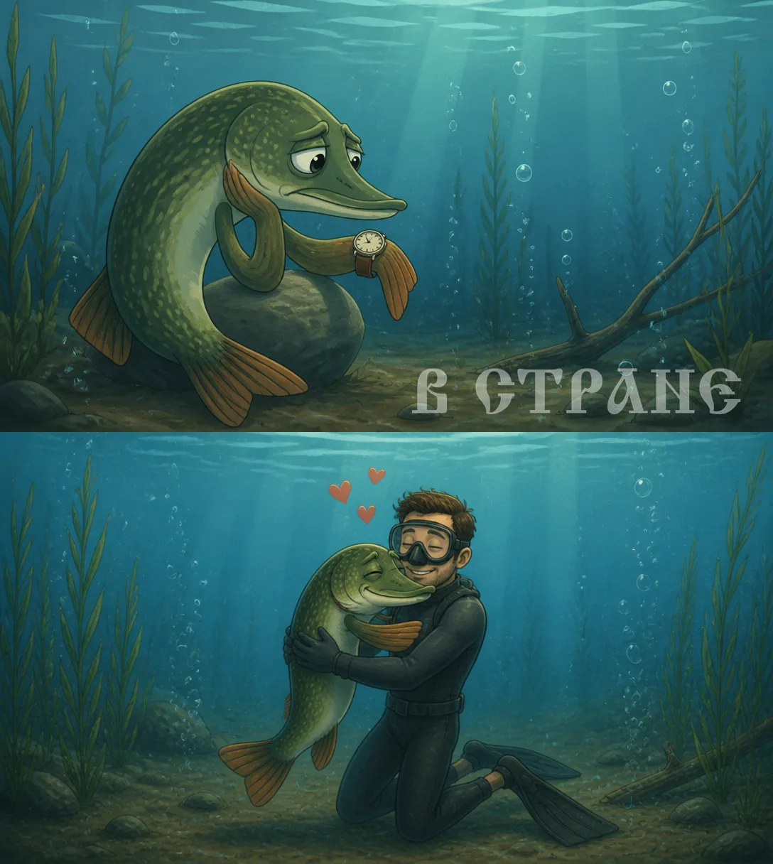 Щуки могут привязываться к людям, выяснили биологи Приморского океанариума во Владивост...
