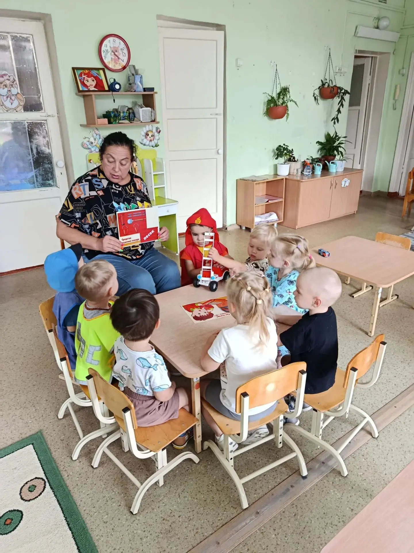 🏡В группе № 2 прошло тематическое занятие, направленное на формирование основ безопасн...