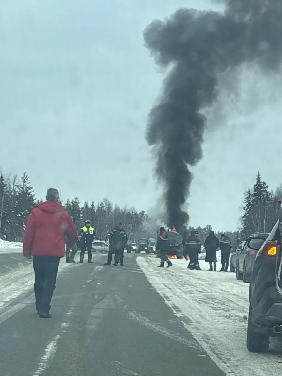 ДТП  у "37 км - движение перекрыто"  От подписчика