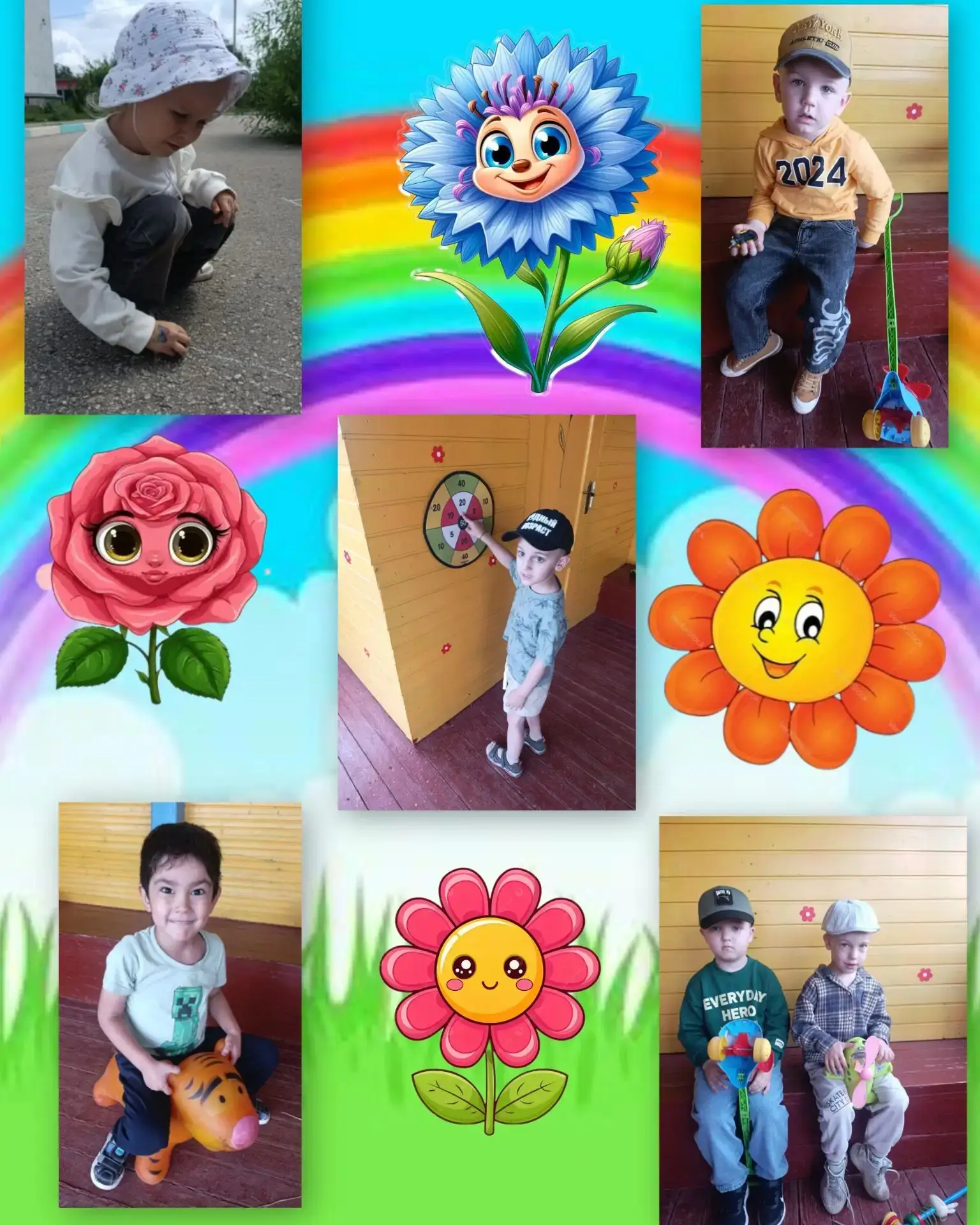 Прогулка в разновозрастной группе "Ягодка" 🍓

🌞Солнце льётся с высоты,
Дарит миру теплоты.
Травы🌿