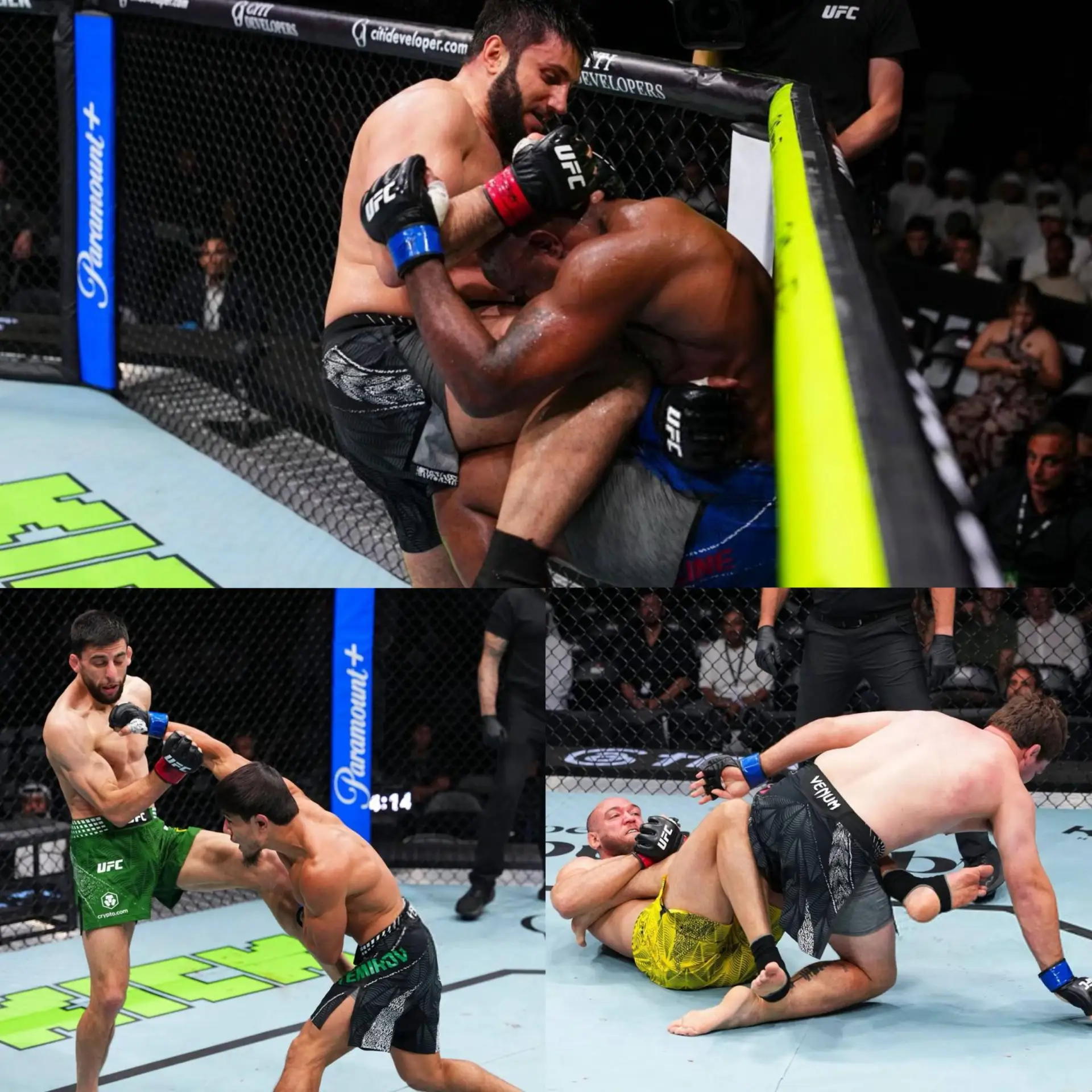 UFC вручил бонусы по итогам турнира в Абу-Даби. Премию «Лучший бой вечера» получили Риз...