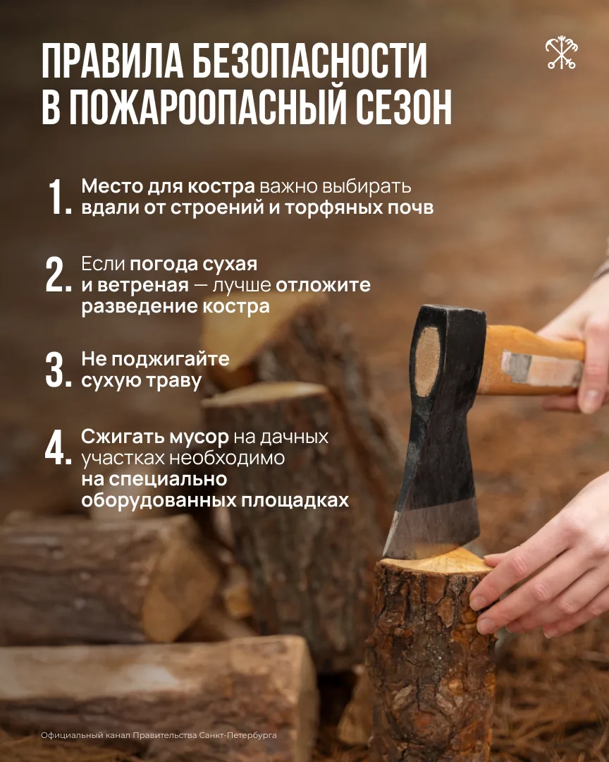 В городе установлен пожароопасный сезон. Причина — сухая и тёплая погода, которая спосо...