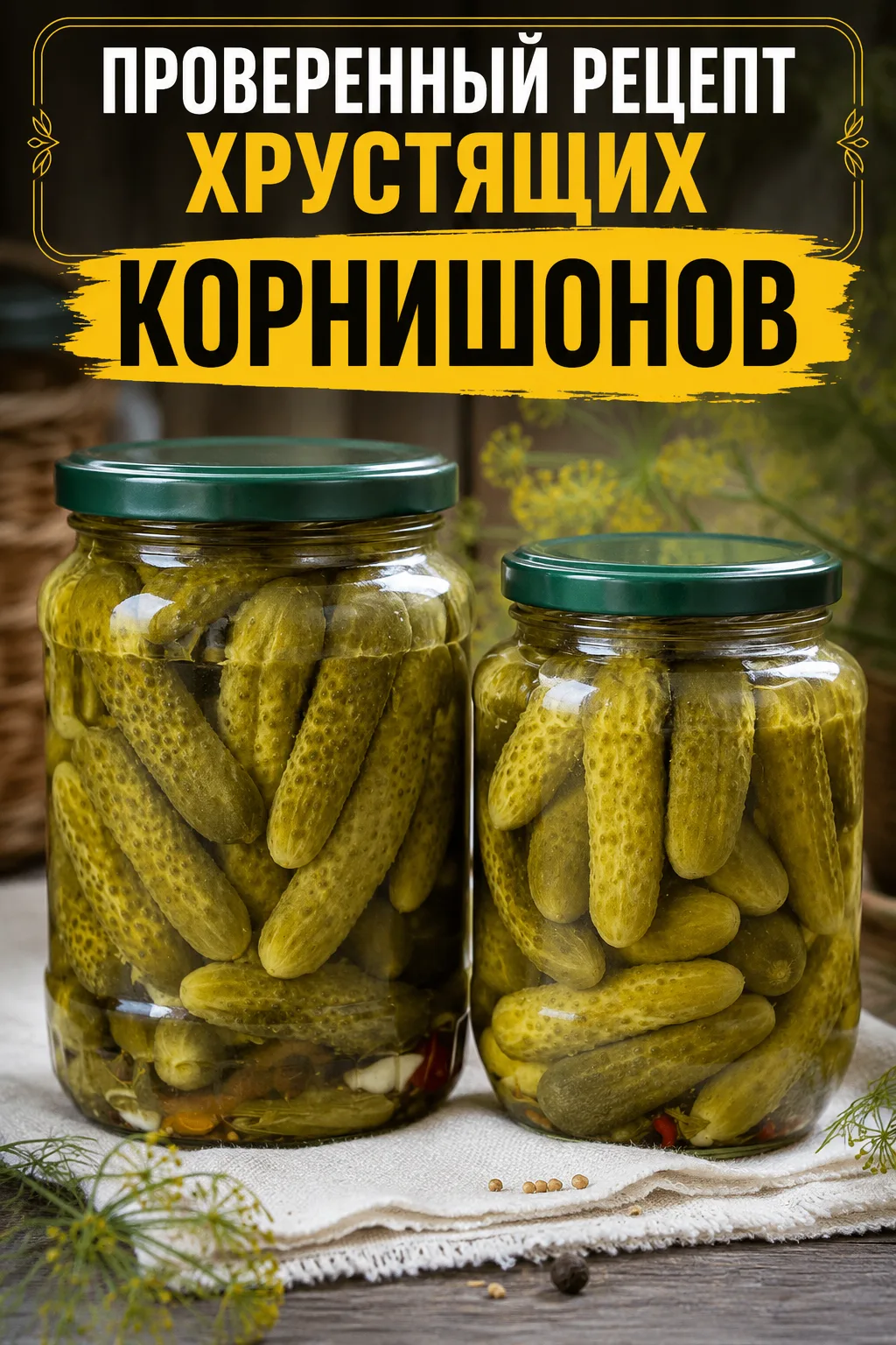 МАЛЕНЬКИЕ ОГУРЧИКИ С БОЛЬШИМ ВКУСОМ 🥒