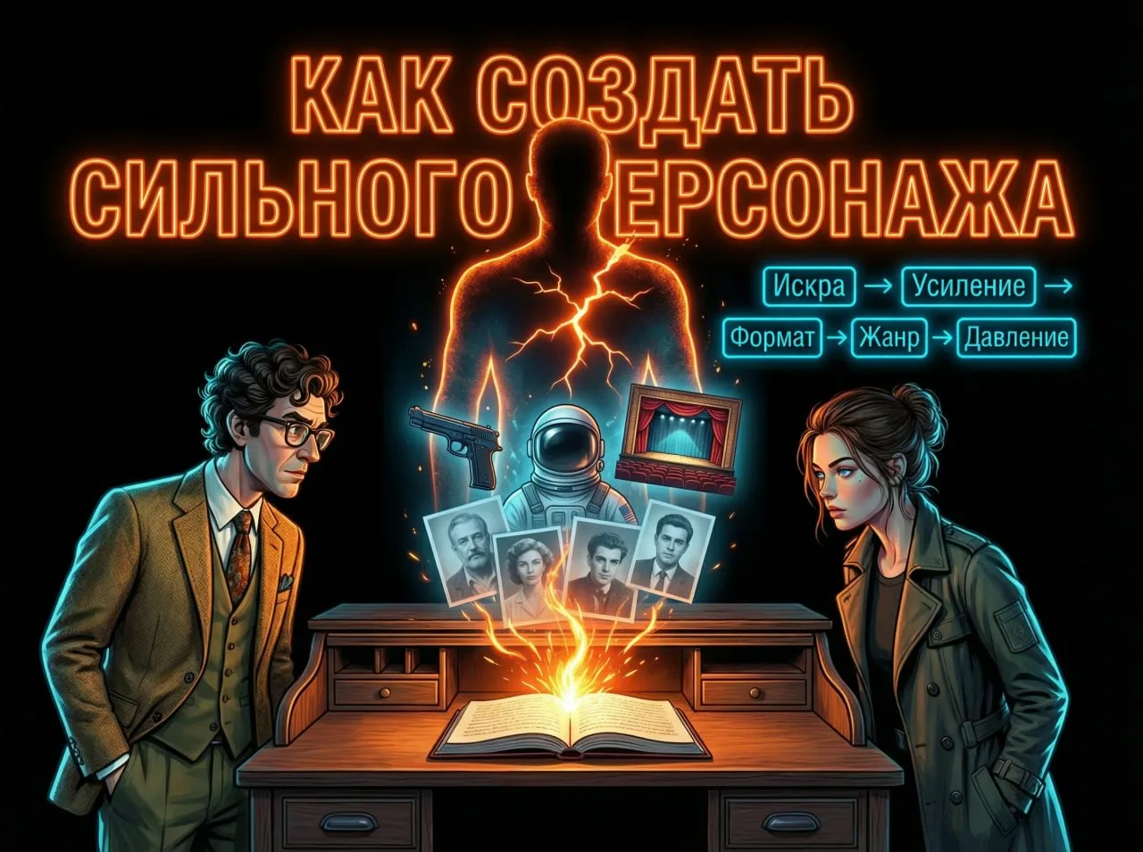 Р.Макки "Персонаж"
Часть 2: Выстраивание персонажа
Глава 1: Как вдохновиться на создание персонажа?
