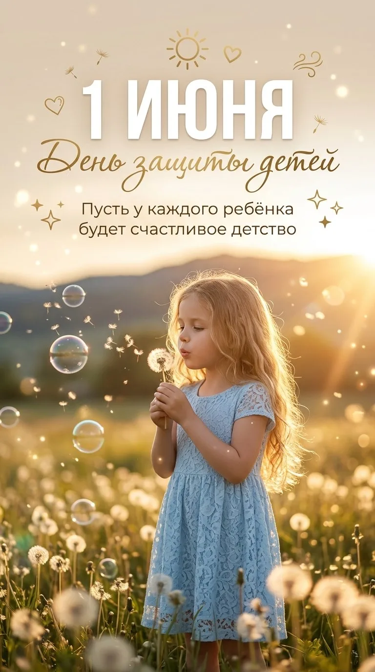 💕 С днем защиты детей!