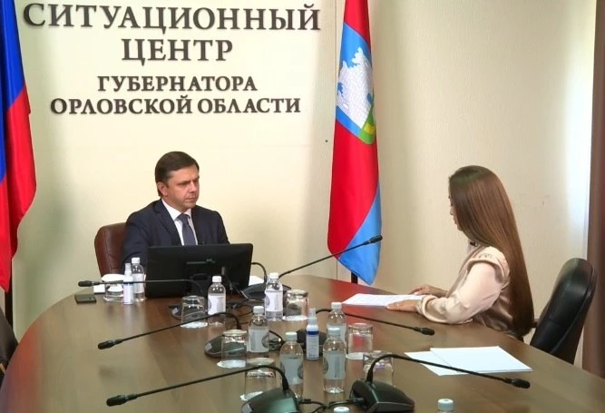Губернатор Орловской области проведет прямую линию