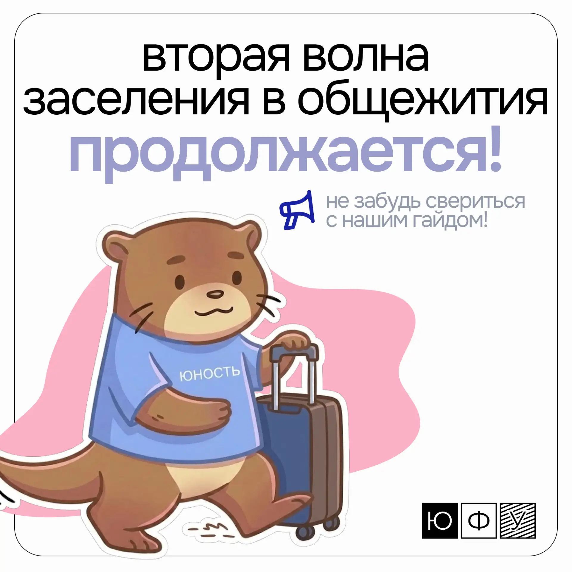 Вторая волна заселения в самом разгаре! 🧳