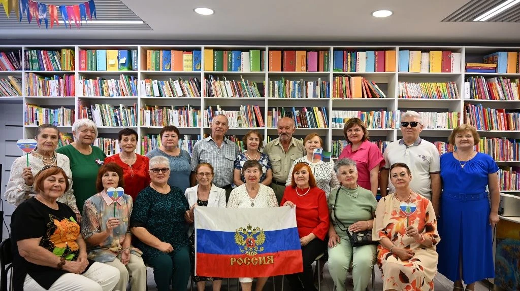 🇷🇺 Сегодня в библиотеке прошла информационно ‑ развлекательная программа «Душа России...
