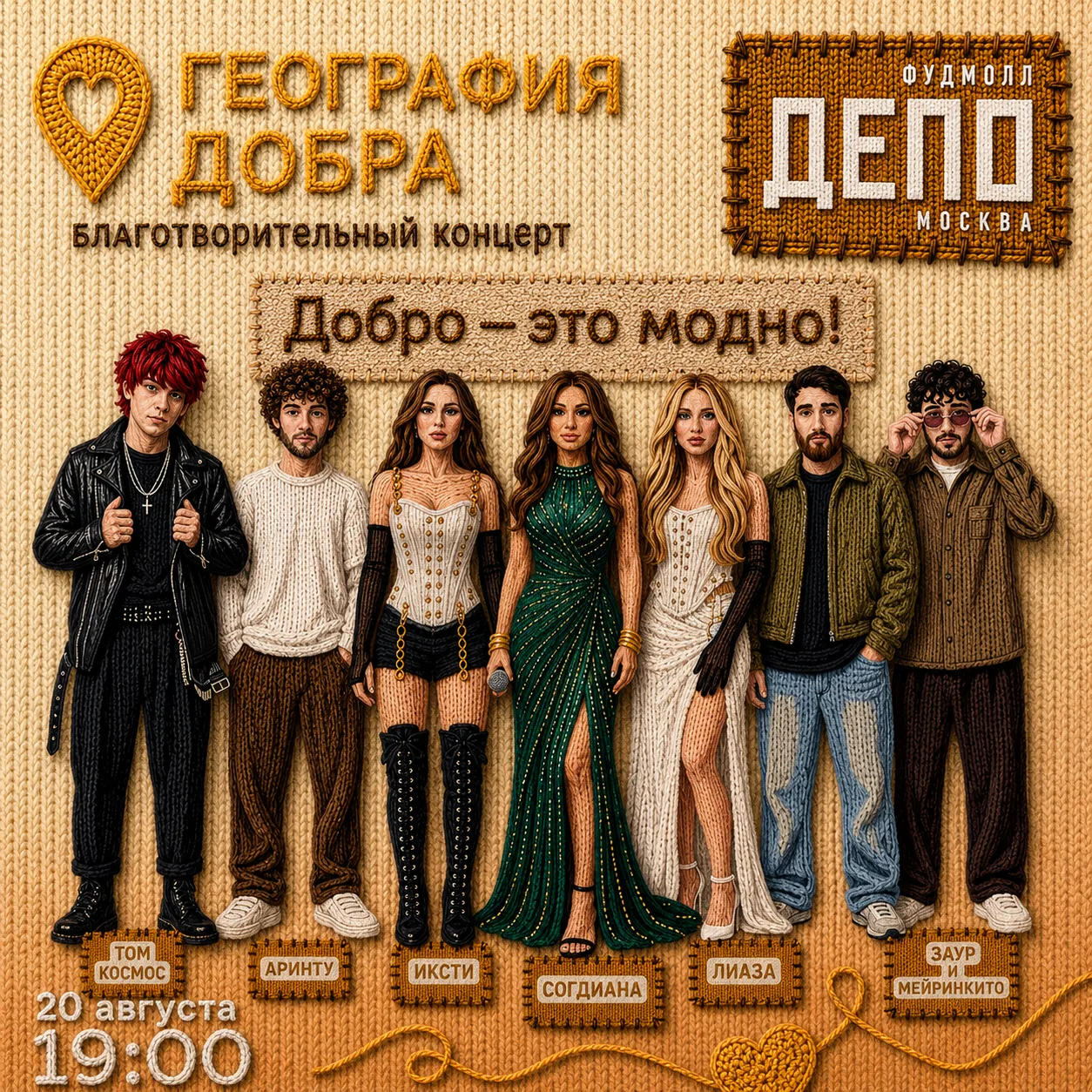 🎤 20 августа в 19:00 в фудмолле «Депо» на Лесной пройдёт второй благотворительный конц...