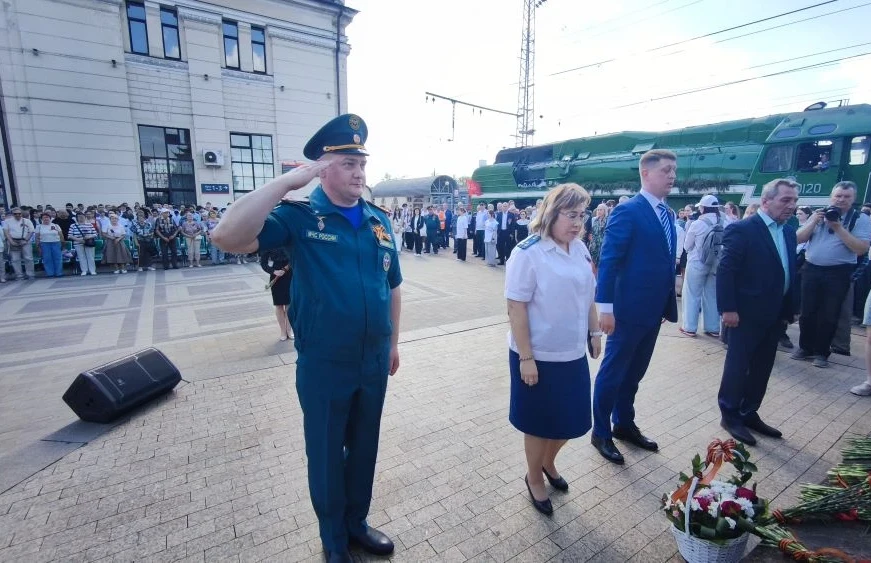 «Так возвращались на Родину победители»: спасатели почтили память героев на Московском вокзале  6 ма