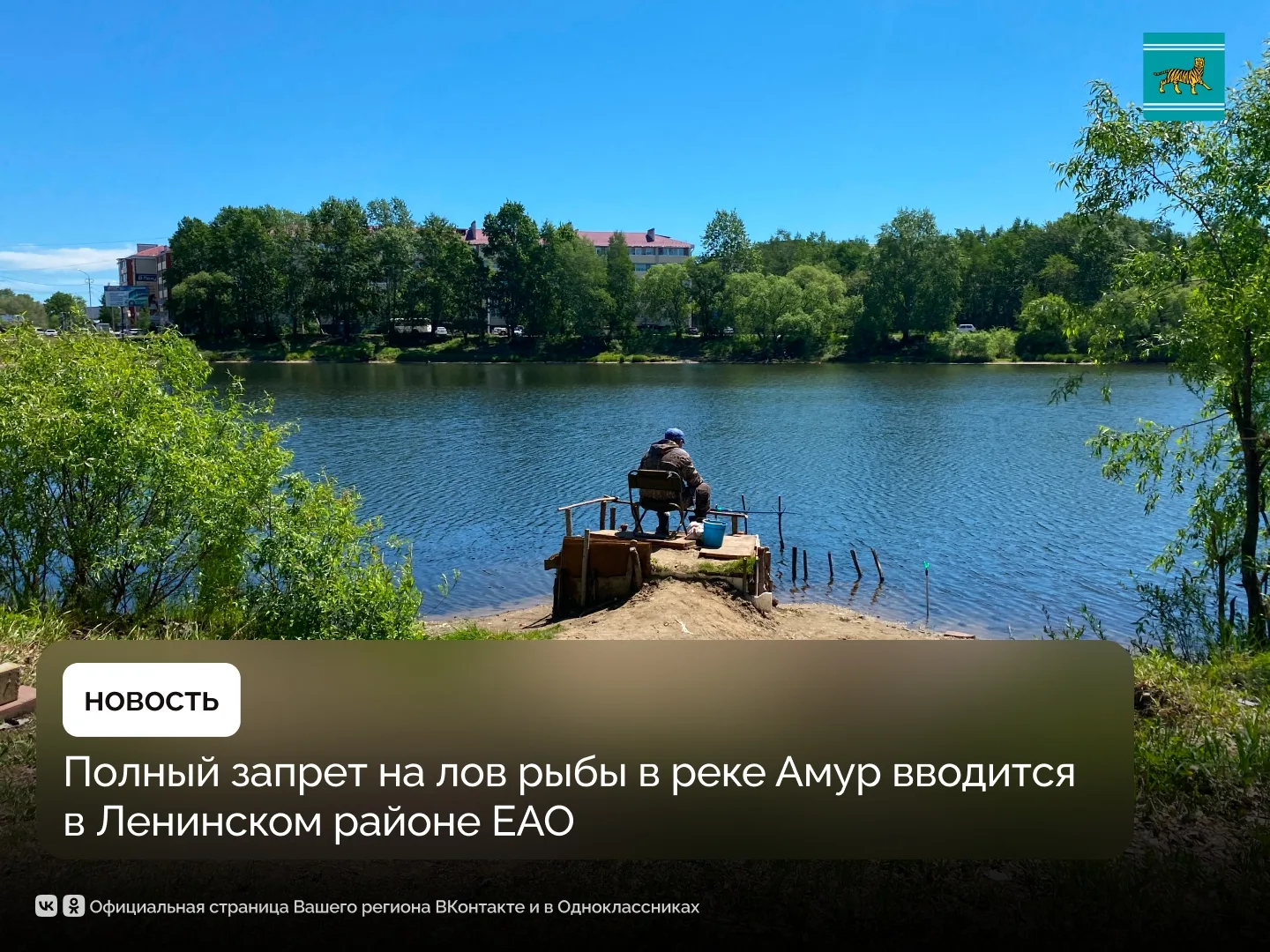 С 1 по 20 октября на пограничной реке Амур вводится полный запрет на любой лов рыбы.