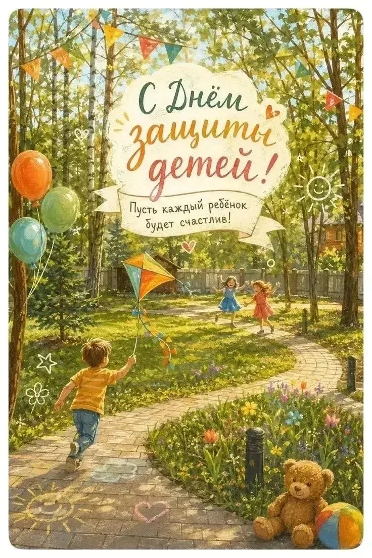 С Днём защиты детей!