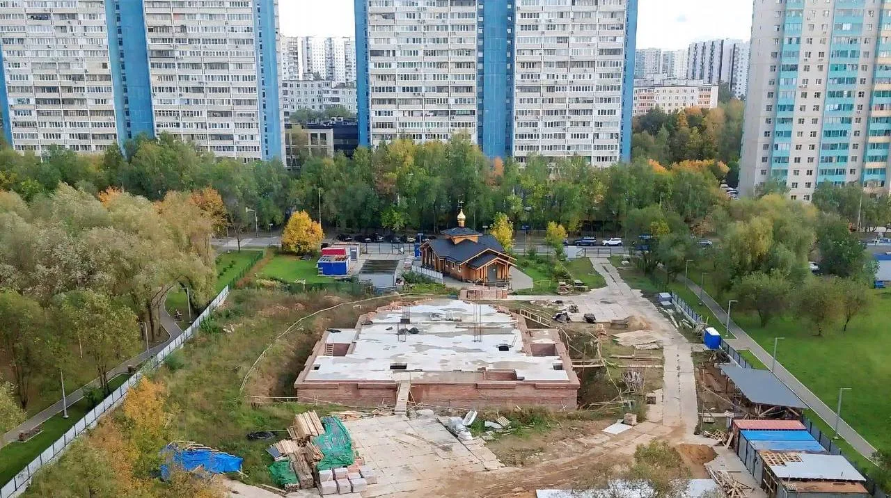 🏗️ Стройплощадку храма в Ясенево расчистили