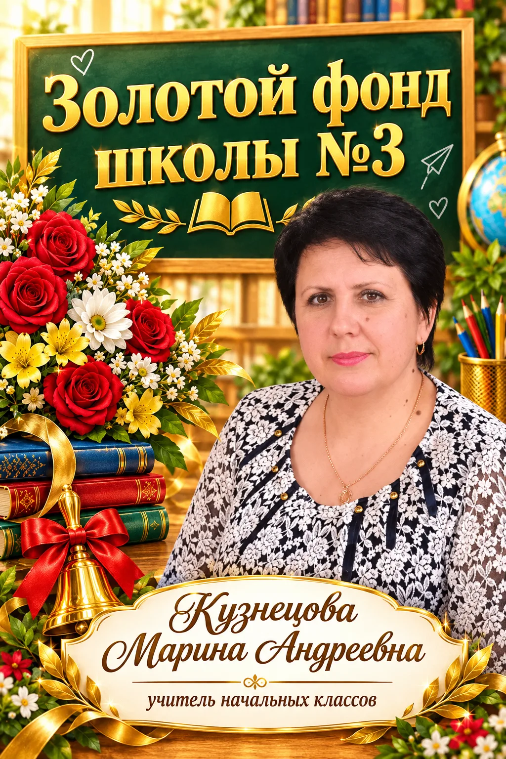 Золотой фонд школы: Марина Андреевна Кузнецова
