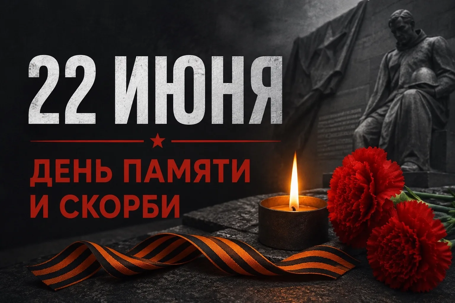 22 июня день памяти и скорби 
🕯️ 🕯️ 🕯️ 🕯️ 🕯️🕯️🕯️🕯️🕯️🕯️
22 июня -  одна из самых трагичных 