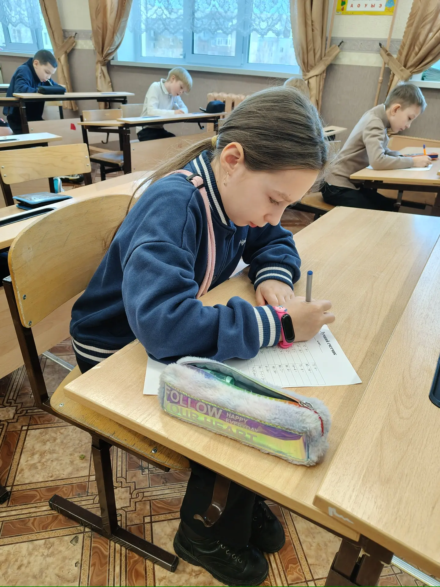 На неделе математики и информатики среди третьеклассников прошли соревнования по устному счёту «Лучш