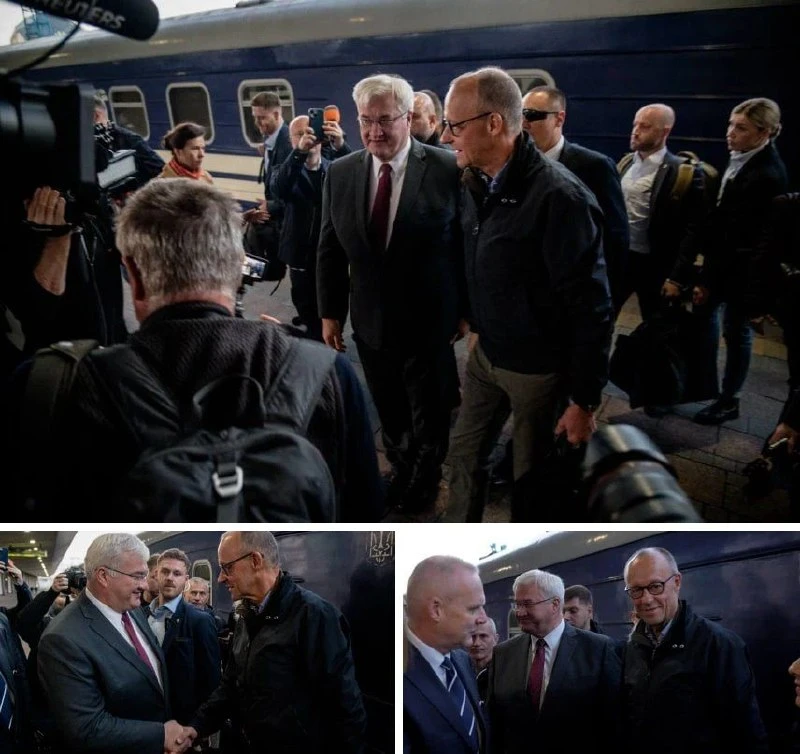 Немецкий фашист Мерц приехал в Киев
