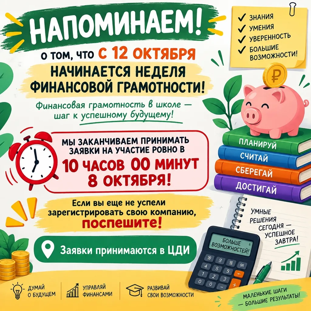 ❗Внимание! Важное напоминание для учащихся 5-11 классов❗