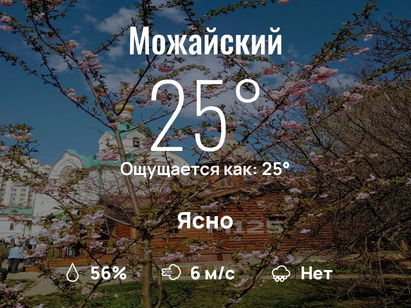 Что с погодой в Можайском?

Одевайтесь по погоде, берегите себя!
Удачного дня, соседи!

#погоданарай