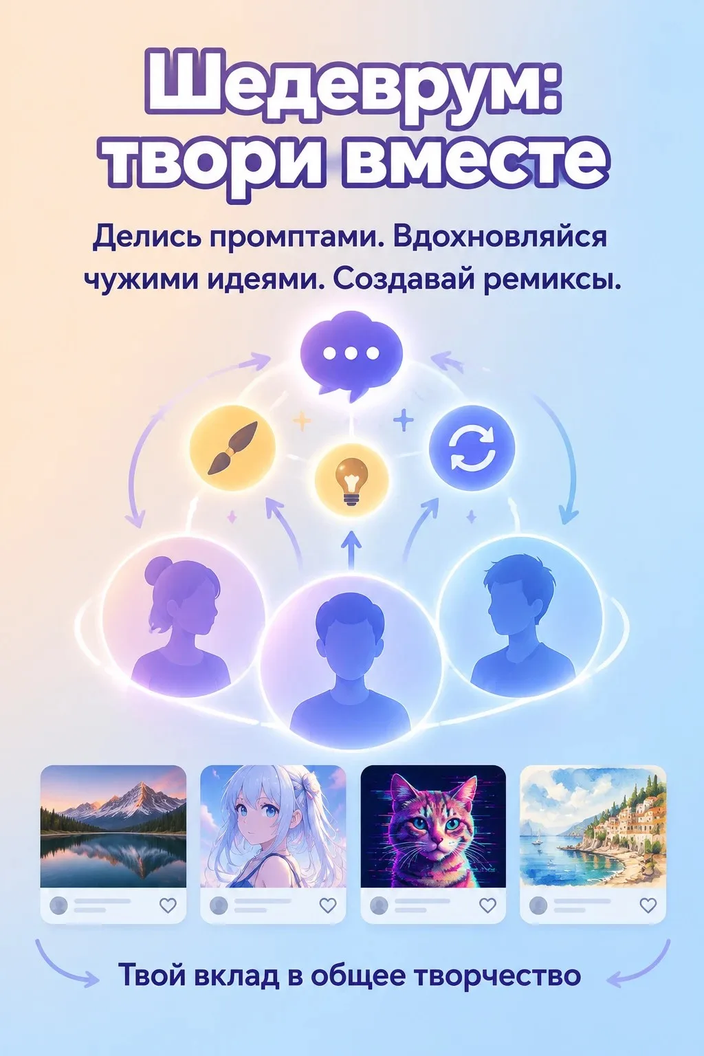 «Шедеврум» — это действительно интересный проект от «Яндекса». Я бы описал его так: это...