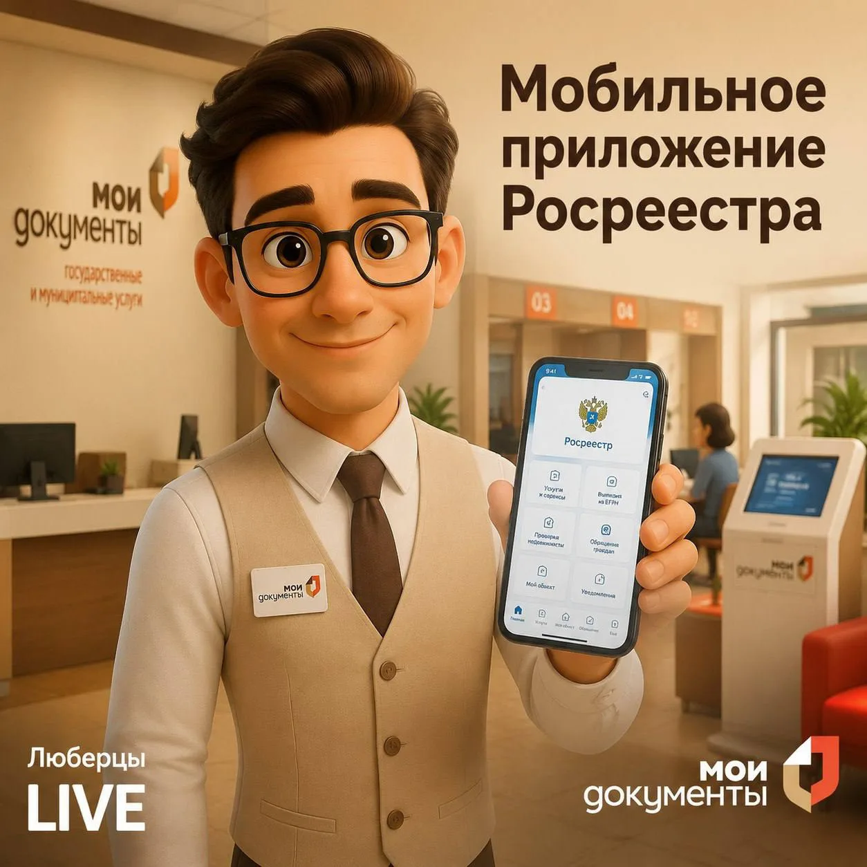 Собственники недвижимости могут получать услуги Росреестра в т.ч. посредством сотового телефона: у Р
