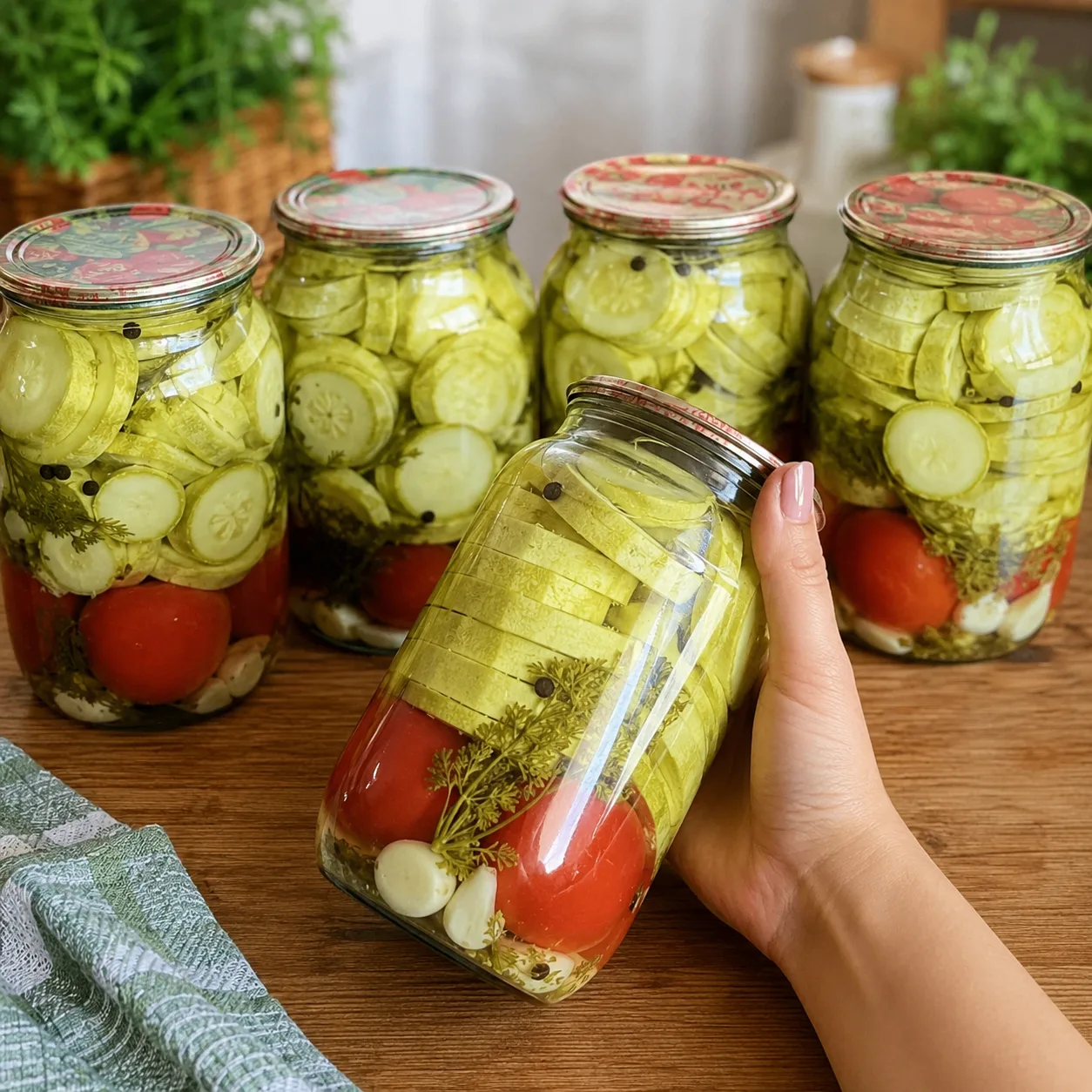 МАРИНОВАННЫЕ КАБАЧКИ — ВКУСНЕЕ, ЧЕМ ОГУРЦЫ
⠀
😊 За столом эти кабачки почти всегда принимают за мари