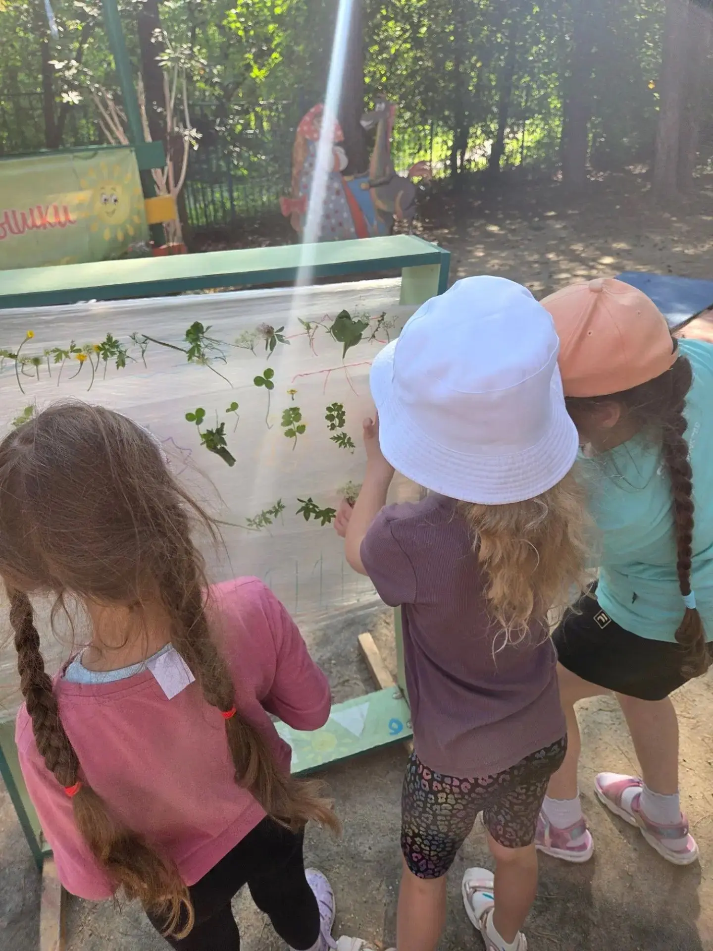 «Летние картины на липучках» 🌿🎨На прогулке дети группы"Солнышки" превратили обычный с...