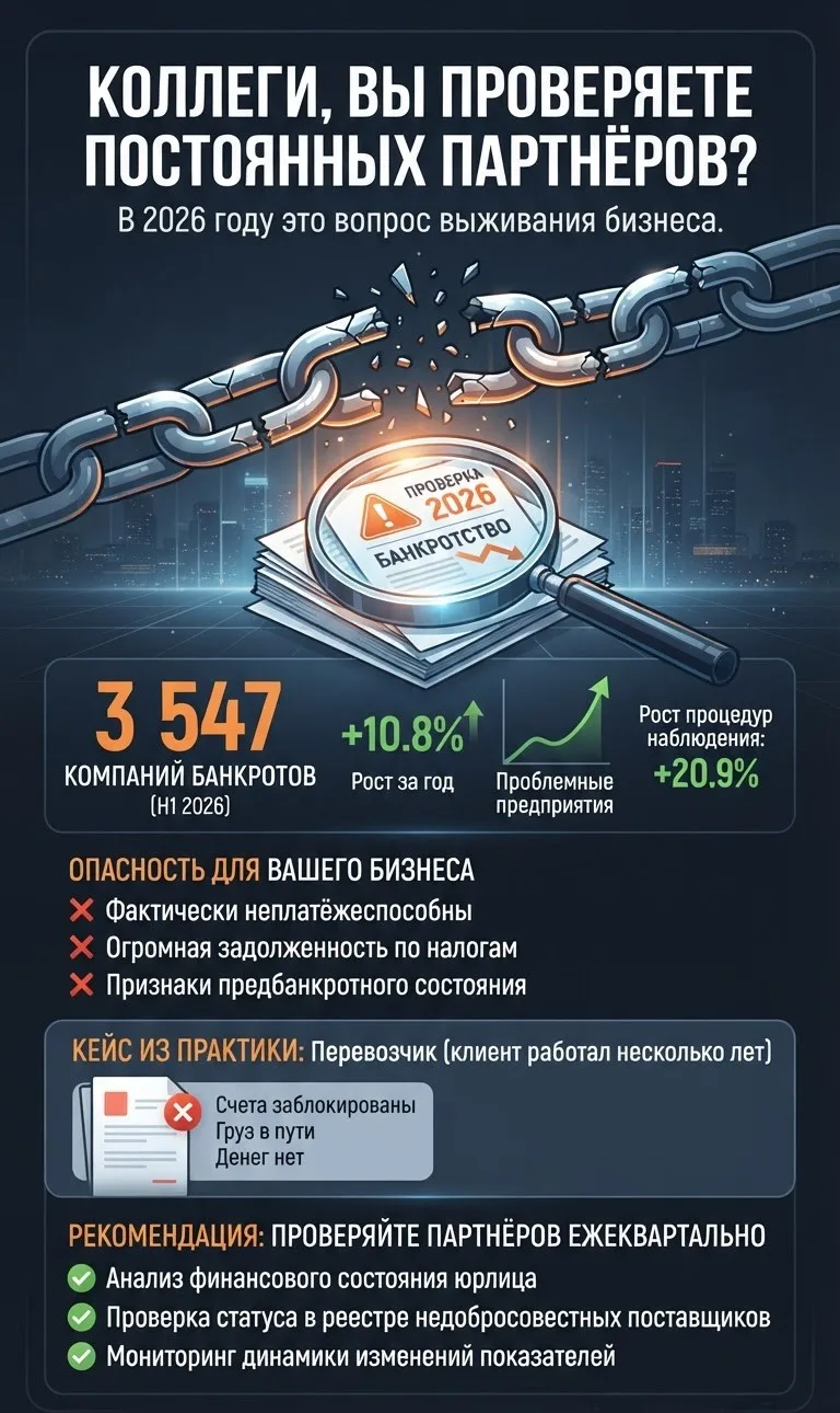Коллеги, вы проверяете постоянных партнёров?