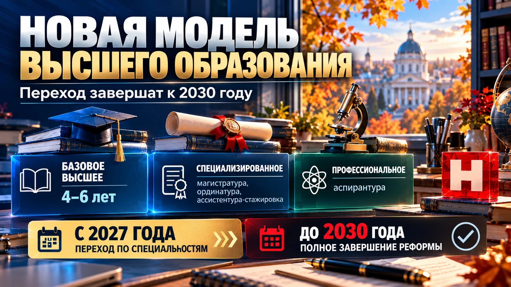 🎓 Высшее образование меняется: что ждёт студентов к 2030 году