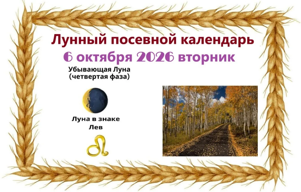 6️⃣ октября, вторник