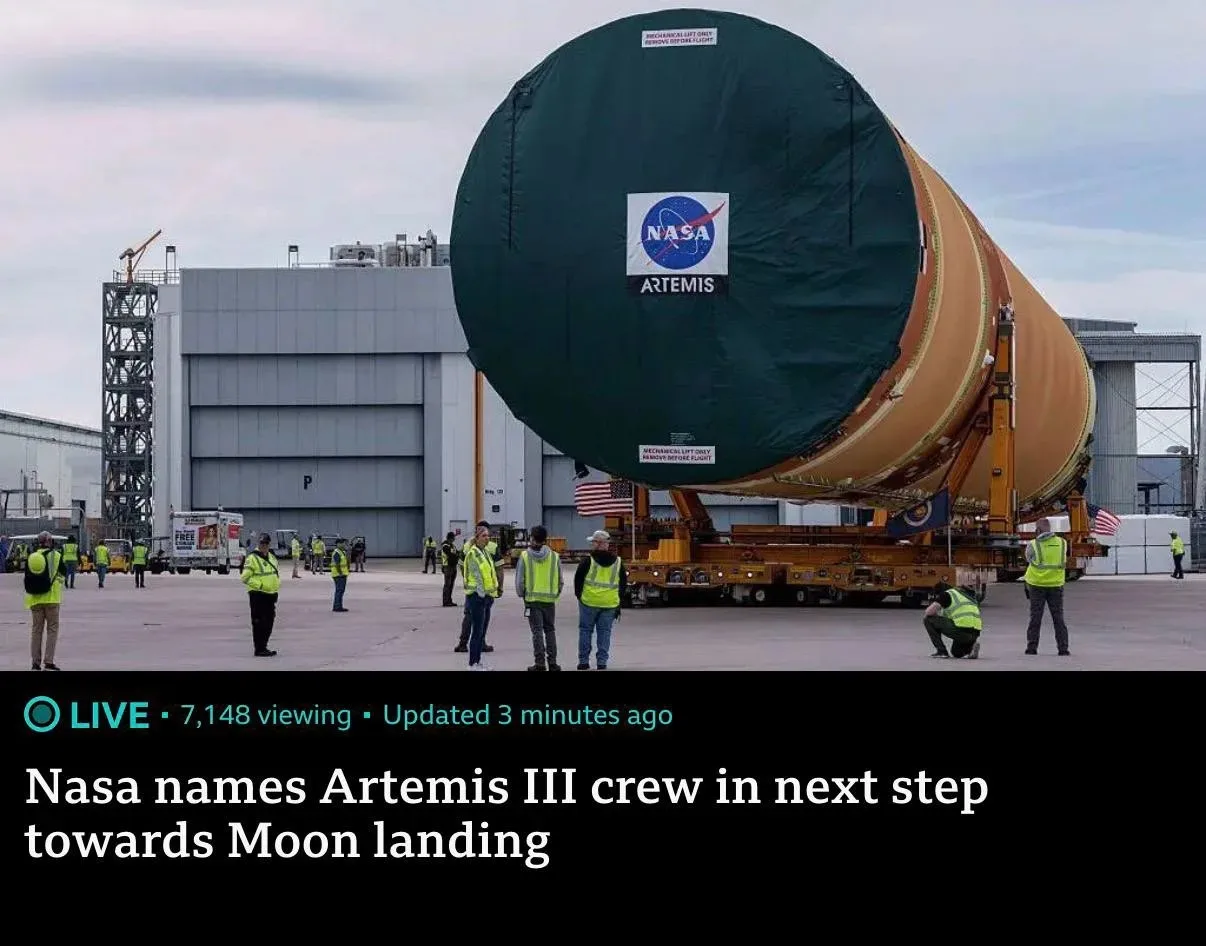 ⚡️NASA  назвало астронавтов, которые отправятся на Луну в рамках миссии «Артемида 3» в ...