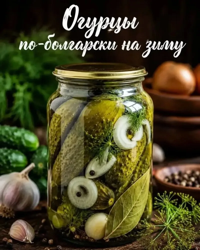 🥒  ОГУРЦЫ ПО-БОЛГАРСКИ НА ЗИМУ