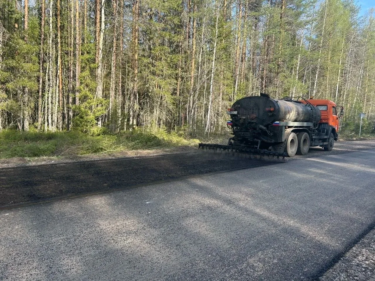 🚧 В Княжпогостском районе начались дорожные работы на подъезде к Мещуре  В рамках нацпроекта «Инфрас