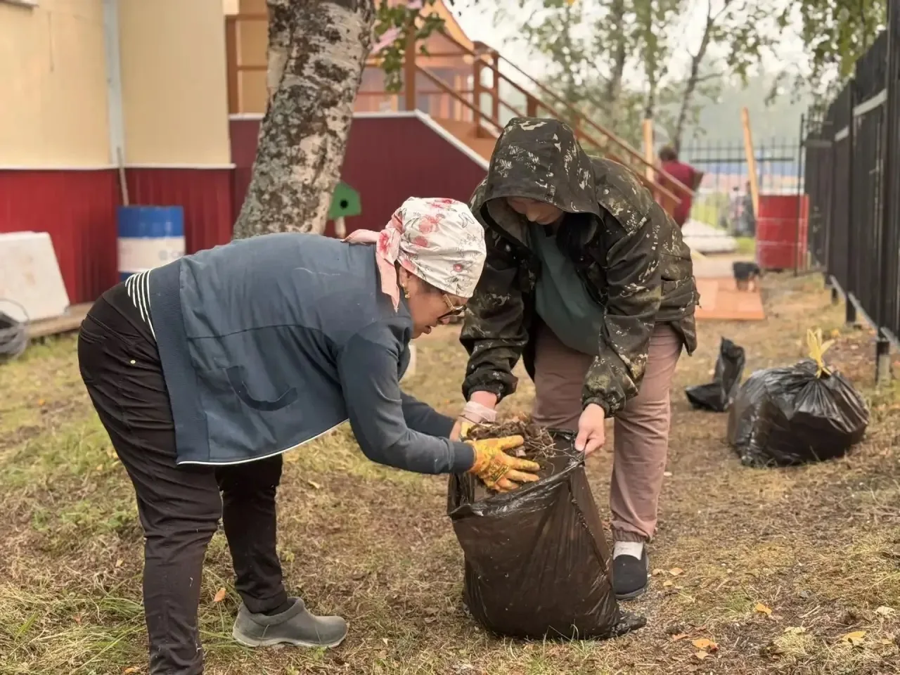 📍Сегодня, 21 августа, в наших сёлах прошел субботник "Зеленая Россия"