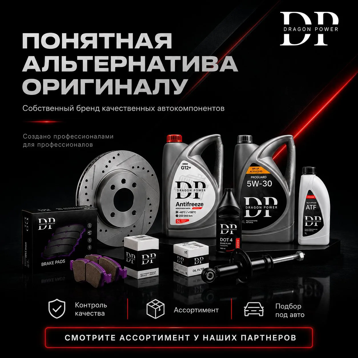 Dragon Power — понятная альтернатива оригиналу

Оригинальные автокомпоненты — не единственный путь к
