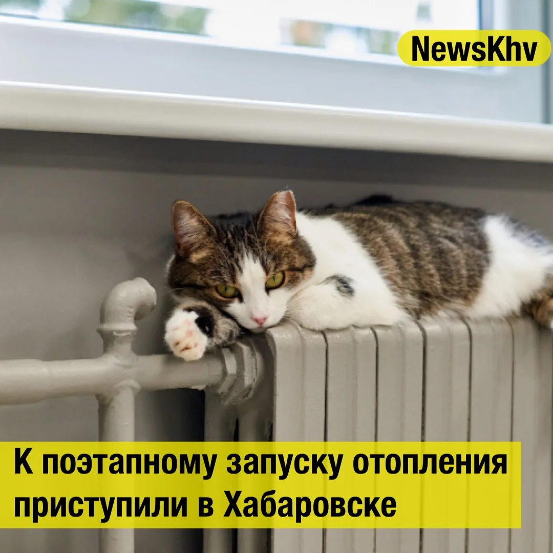🫠 К поэтапному запуску отопления приступили в Хабаровске