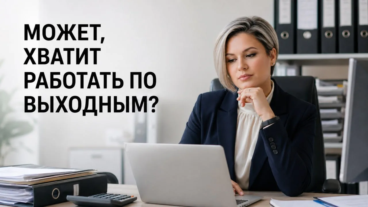 Может, хватит работать по выходным?