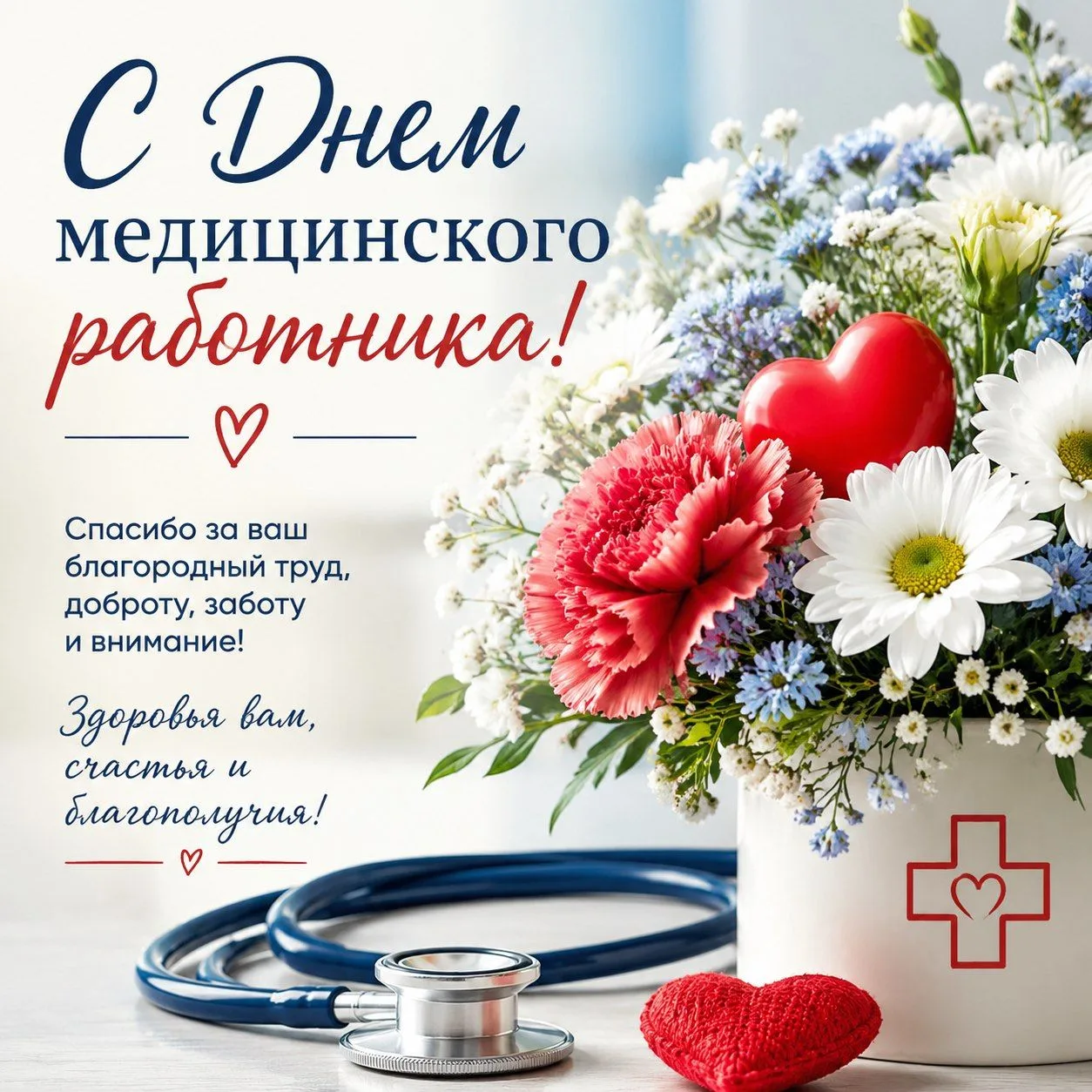Уважаемые коллеги, дорогие друзья!

Сегодня, в этот особенный день – День медицинского работника – п