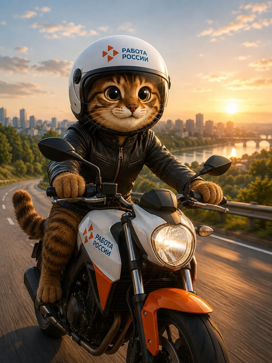 🏍️ Встречаем новый день на полной скорости!