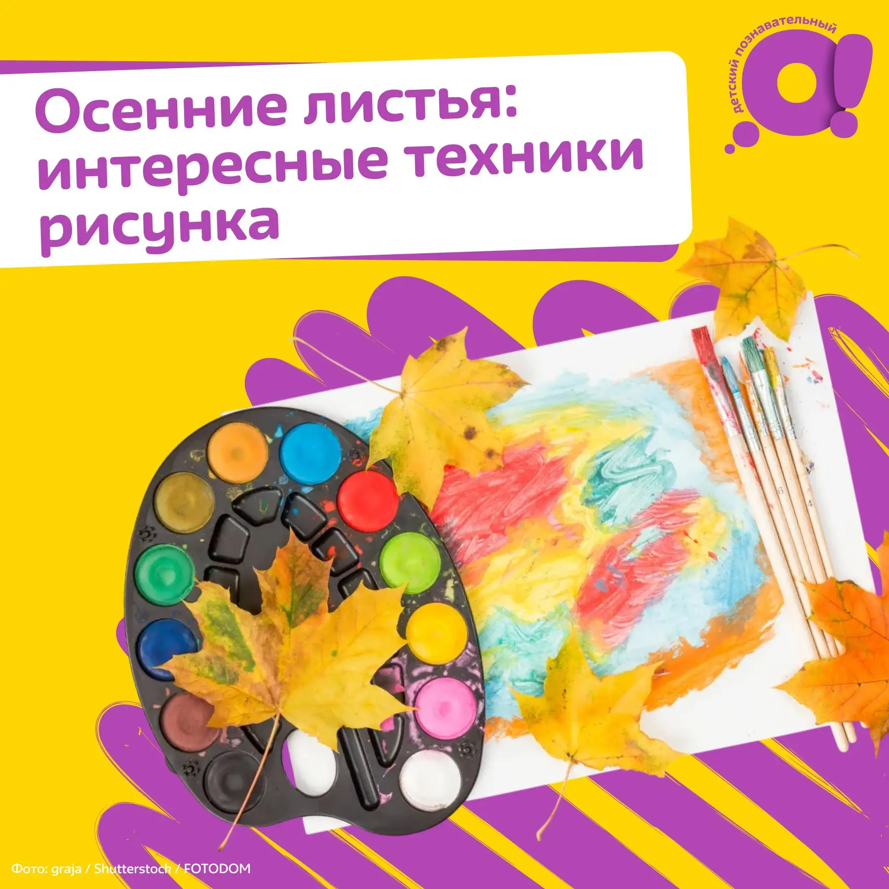 🍂Что можно нарисовать осенними листьями?