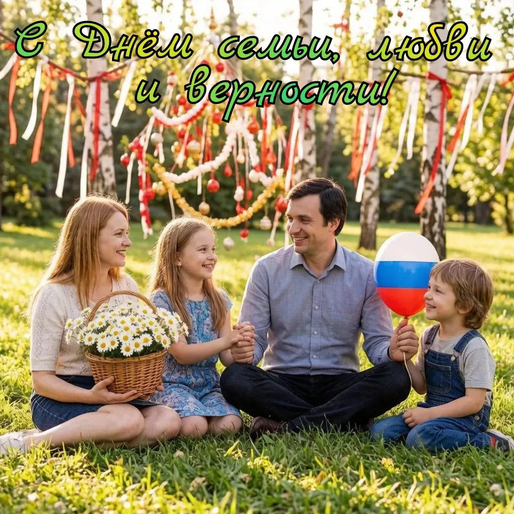 🩷С Днём семьи, любви и верности! 

🩵Семья — это наша опора, источник тепла и вдохновения. Это мест