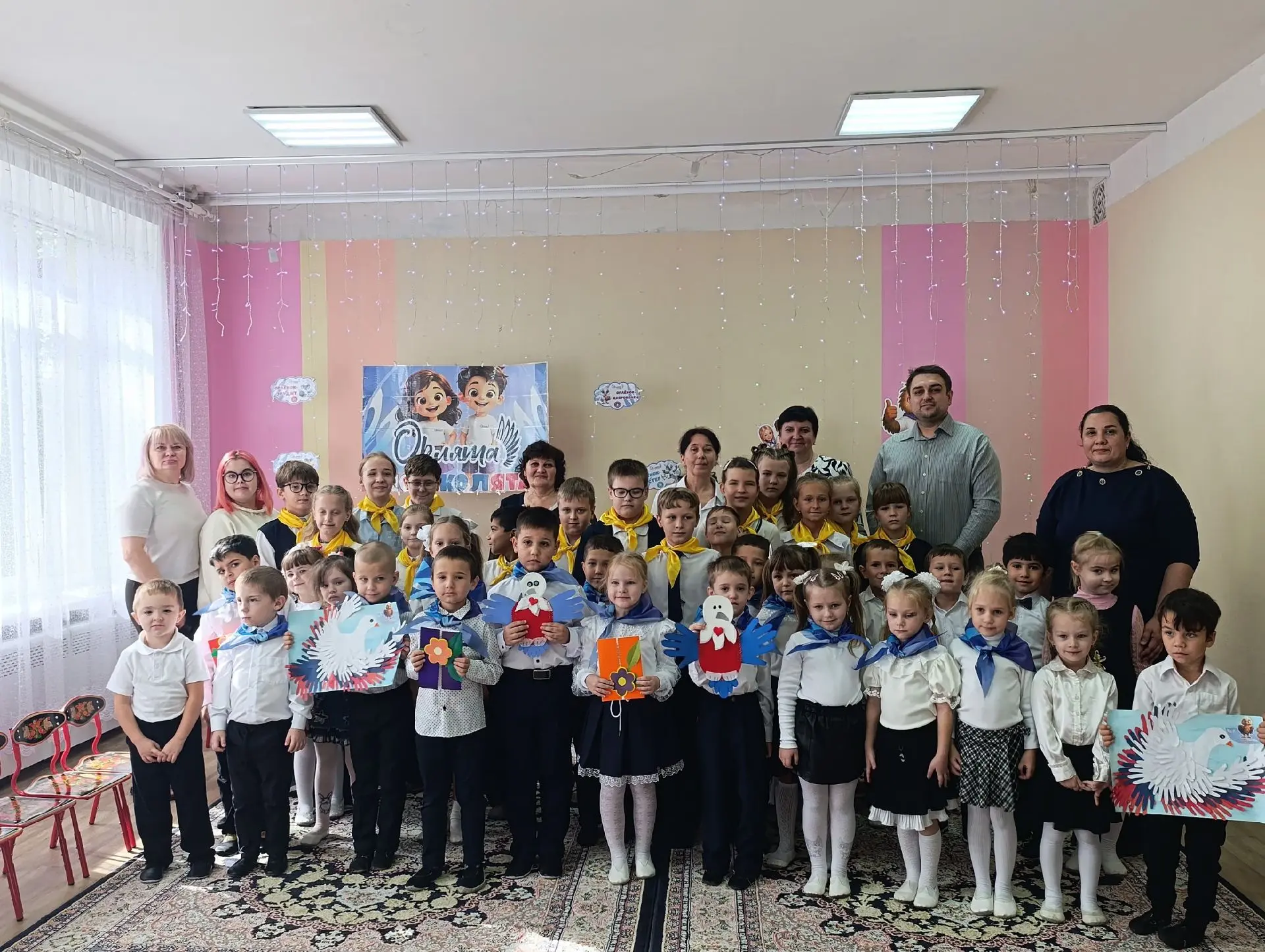 В рамках проекта «Орлята-Дошколята» в нашем детском саду состоялось торжественное посвя...