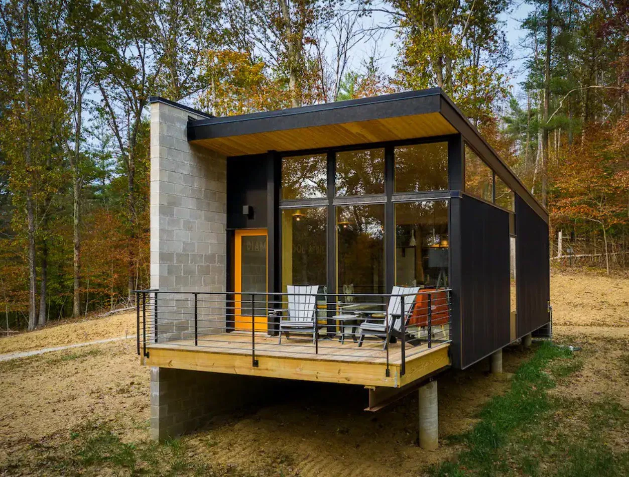 Современный гостевой дом построенный 2020г. площадью 38м2.🏠
