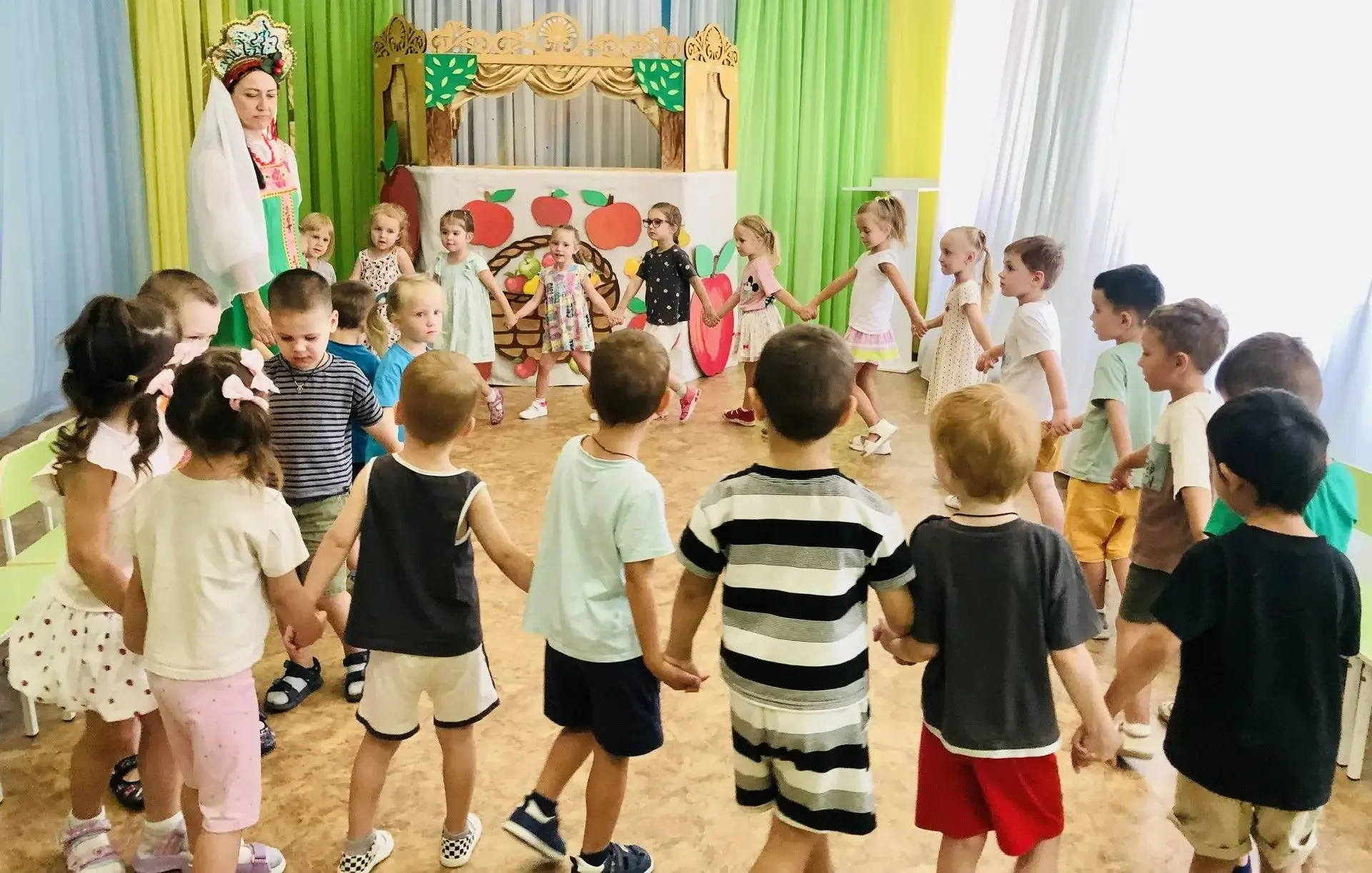 🍏Яблочный Спас у самых маленьких!🍏