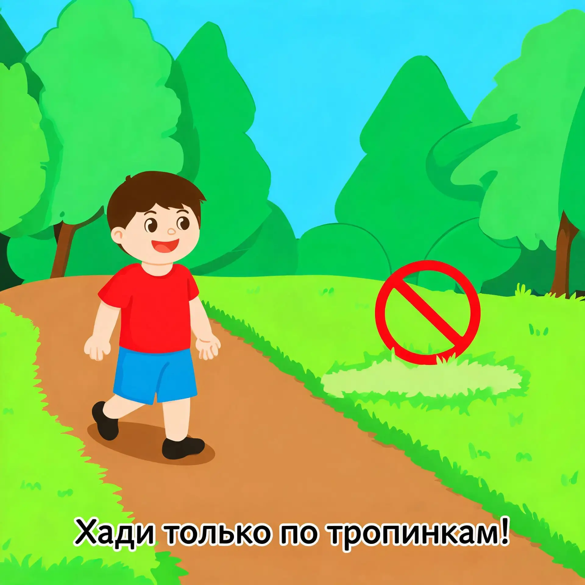 Основные правила безопасности для детей в лесу и на природе
Перед выходом в лес
Идите только со взро