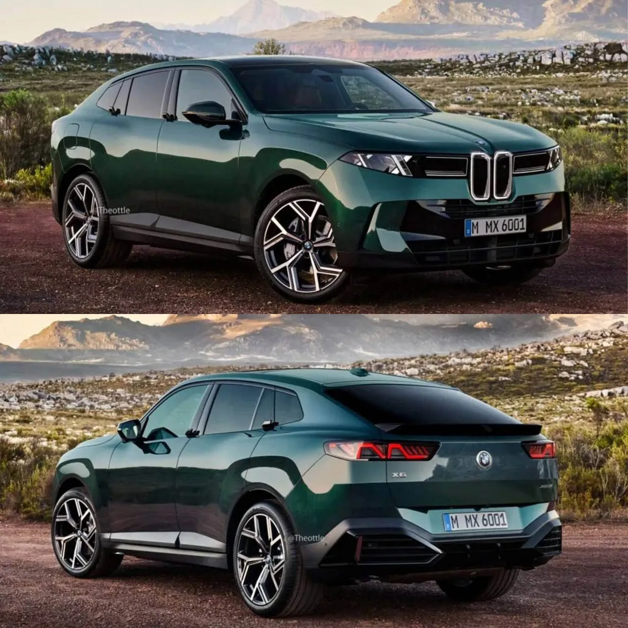 В сети показали, каким может стать новый BMW X6. Появились неофициальные рендеры купе-к...