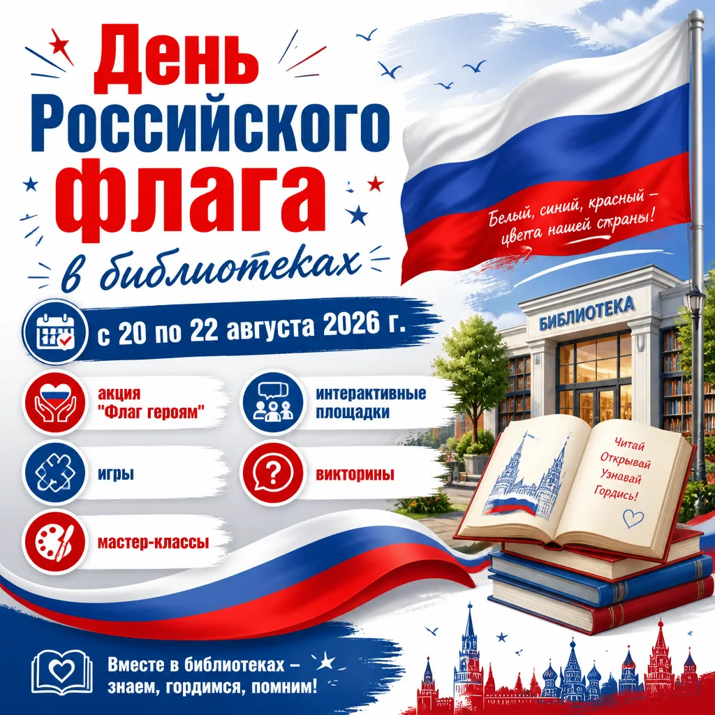 Друзья, совсем скоро мы будем отмечать День Государственного флага Российской Федерации...