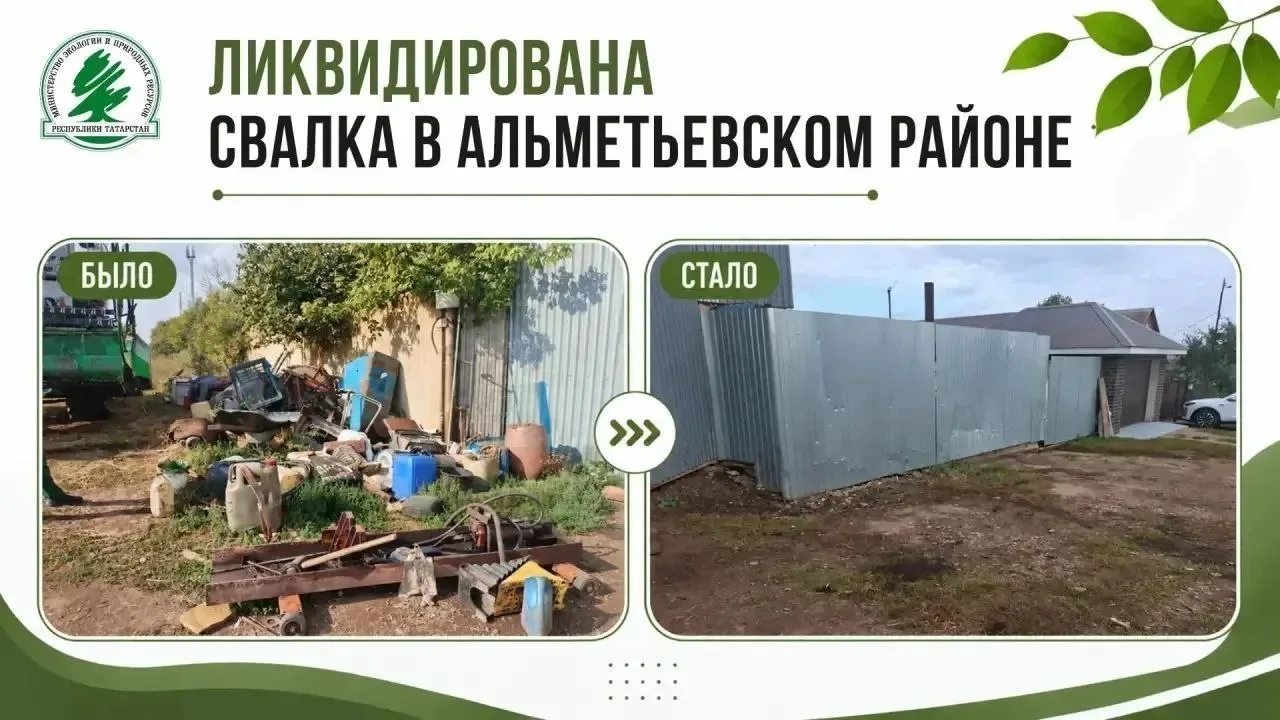 🗑 В Новом Каширово ликвидировали свалку площадью 80 м²